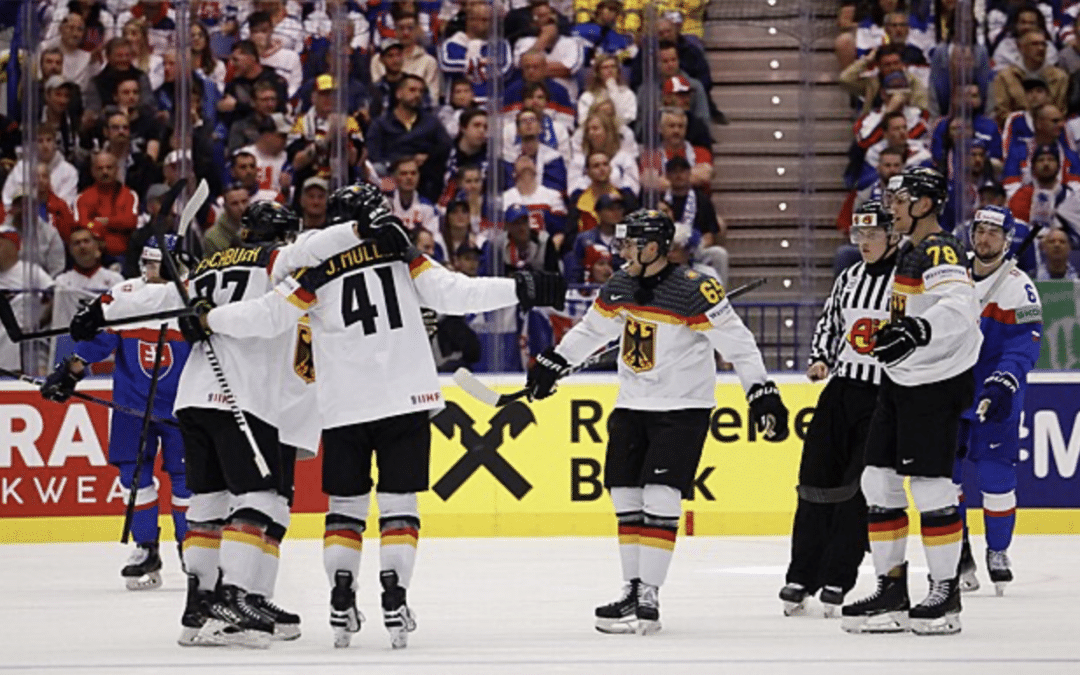 EisHockey Weltmeistershaft: Deutschland schlägt die Slowakei 6:4